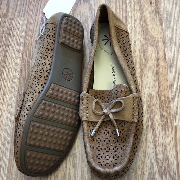 Mocassins Isaac Mizrahi Pour Femme - Taille US 7, Occasion, Fourrure Un Peu Usée Aux Talons